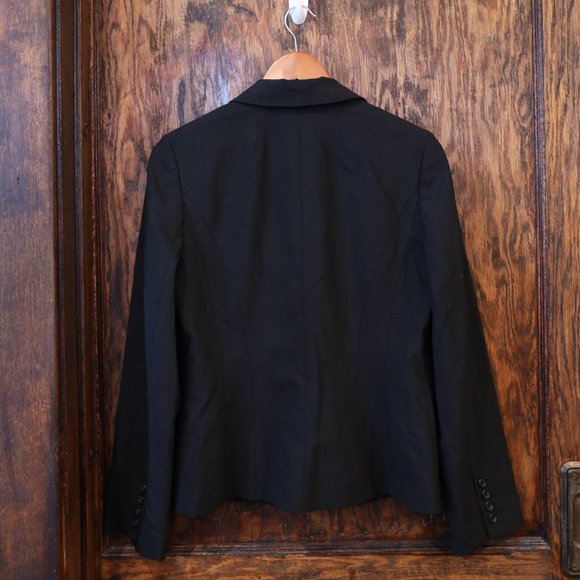 Ann Taylor Black Blazer Jacket Woman's Size 10 - Picture 2 of 4